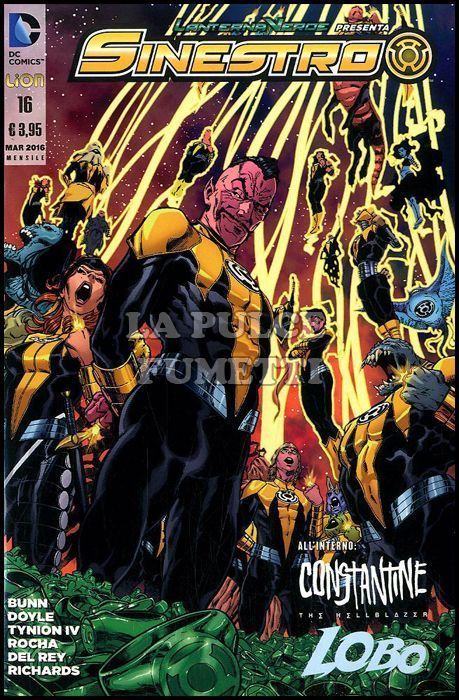 LANTERNA VERDE PRESENTA - SINESTRO #    16